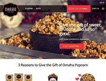 Tablet Screenshot of omahapopcorn.com